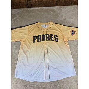 San Diego Padres Boy Scouts of America 22 Jersey Yellow Ombre Mens XL